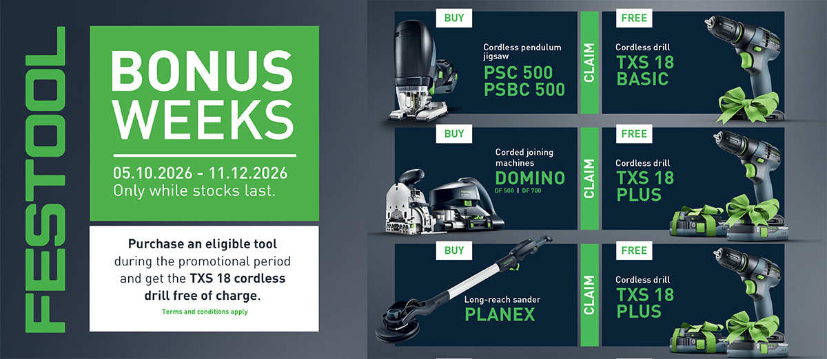 Festool Bonus Weeks